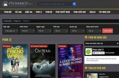 ​Nhóm lập web phim lậu Phimmoi.net phải đối diện với mức án nào?